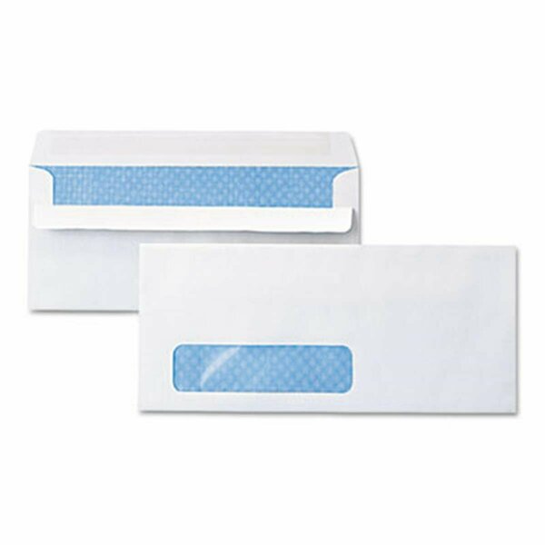 Coolcrafts Self-Seal Business Envelope, Window, Security Tint, No.10, White, 500-Box, 500PK CO884267